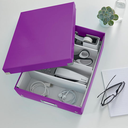Leitz Box Leitz Ablagebox Przegró.c & S Fiol.śr.6058 Leitz Box Mittelgroße Fächer 60580062