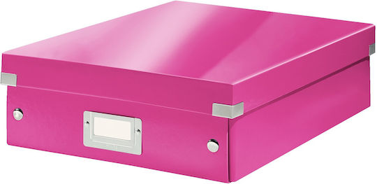 Leitz Plastic File Box with Lids 10x37x28cm