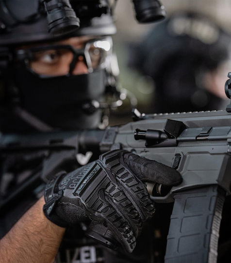 Mechanix Wear M-pact Military Gloves in Black color