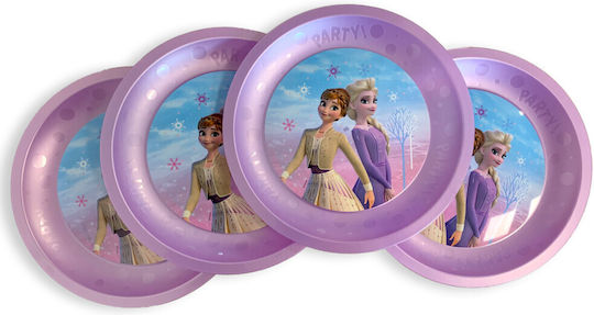 Disney Frozen Farfurie Pentru Petreceri 4 Bucăți