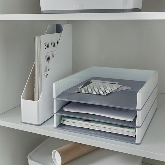 Leitz Magazine File Organizer Metal White Wow Duo Colour