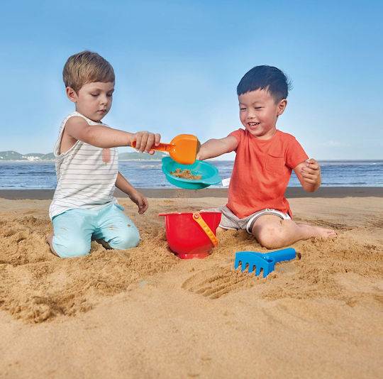 Hape Комплект Плажна Кофичка с Аксесоари 4бр