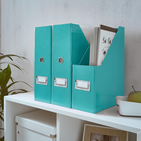 Leitz Magazine File Organizer Paper Blue 31x24.5x9.5cm.