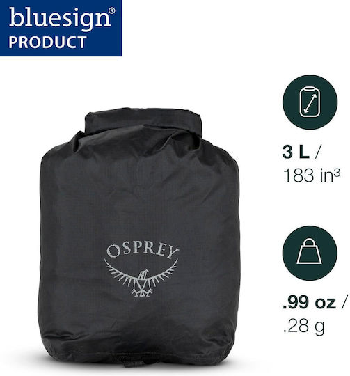 Osprey Ultralight Drysack Trockentasche 3lt Schwarzer