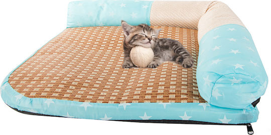 Fluffy Cat Bed with Scratching Pad 65x55cm For All Cats