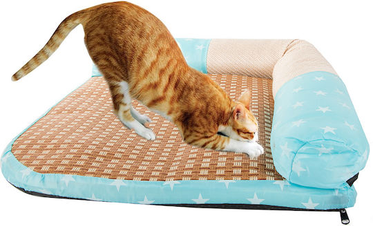 Fluffy Cat Bed with Scratching Pad 65x55cm For All Cats