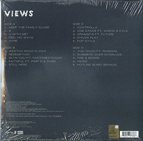 Drake - Views 2xLP Πολύχρωμο