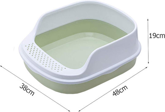 Cat Toilet Green M48 x W38 x H19cm