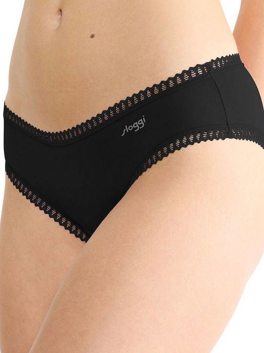 Βαμβακερά Damen Slip 3Pack Black