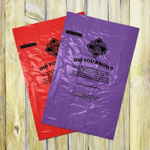 Bags On Board Dog Waste Bags Durable Leak-Proof Bags Triple Berry Scent 140 Bags