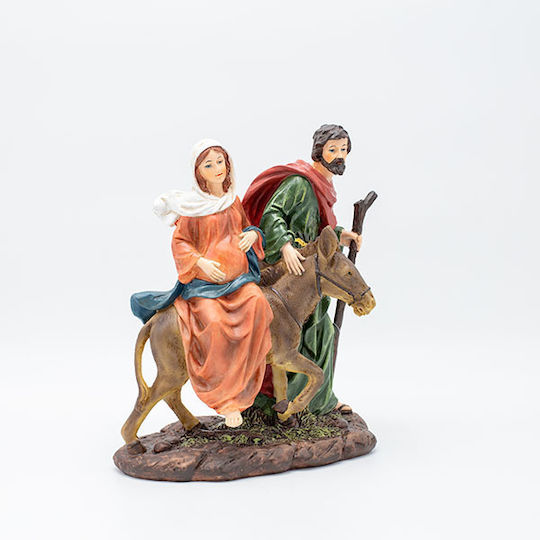 Fatni Weihnachtliche Keramisch Figur Krippe Höhe 25cm