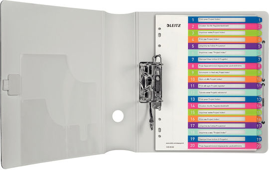 Leitz Plastic Divider for for Cards A4