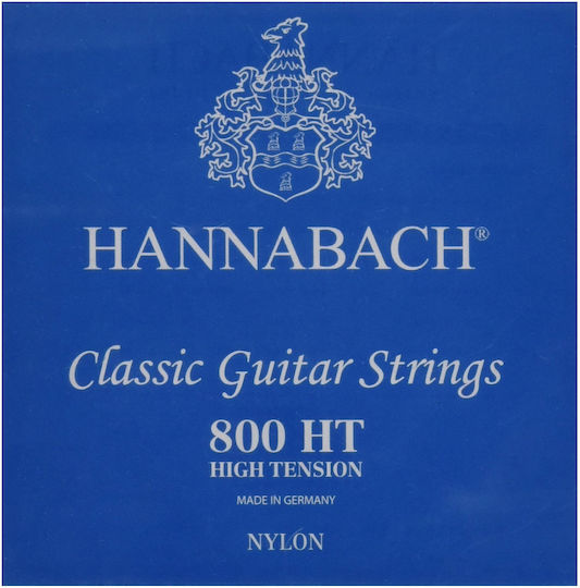 Hannabach Set of Nylon Strings for Classic Guitar 4/4 800 High Tension