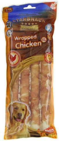 Nobby Starsnack Wrapped Dog Treat Ear Large Breeds from Chicken 270gr
