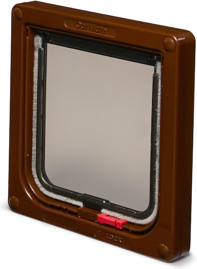 Kerbl Pet-Mate Door Dog & Cat made of Plastic in Brown Color 15 x 15 x 15cm