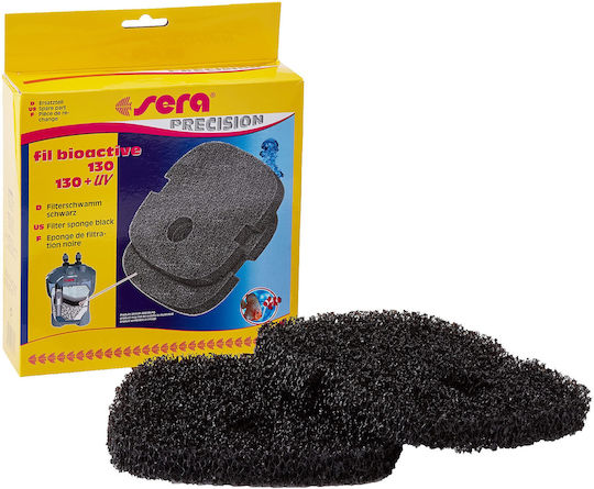 Sera Schwamm für Aquariumfilterzubehör Schwamm für Serafil Bioactive 130, 130+UV 2 Stück 2Stück