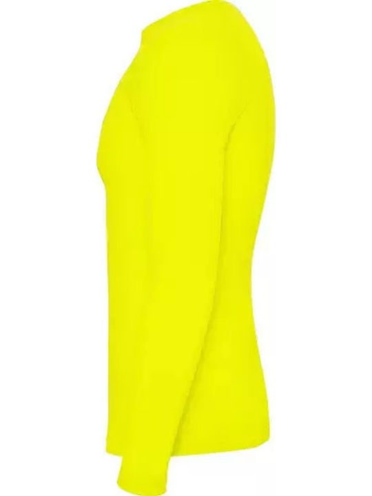 Roly Men's Long Sleeve Promotional Blouse Fluor Yellow