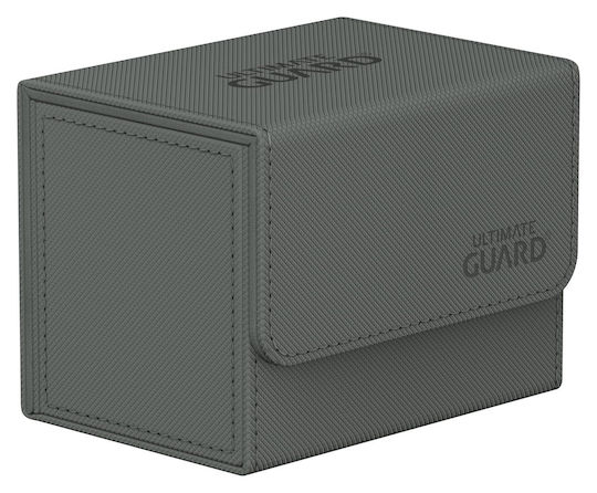 Ultimate Guard Sidewinder 80+ Xenoskin Monocolor Deck Box Standard Size Γκρι