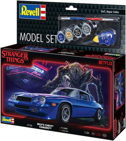 Stranger Things Chevy Camaro Z/28 Kit Model 1:25
