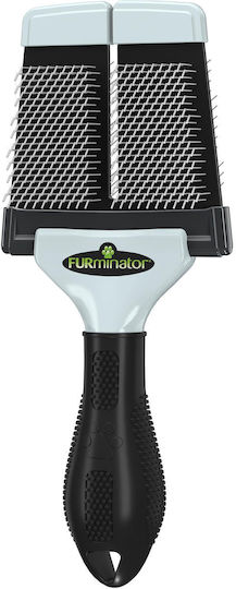 FURminator Slicker Brush Βούρτσα Large για Διάφορα Μήκη Τρίχας για Περιποίηση Τριχώματος Μαύρο