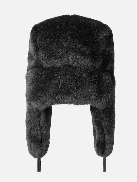 Kangol Дамско Furry Черно Шапка