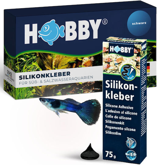 Hobby Silicone Black Glue Aquarium 75g HO11960