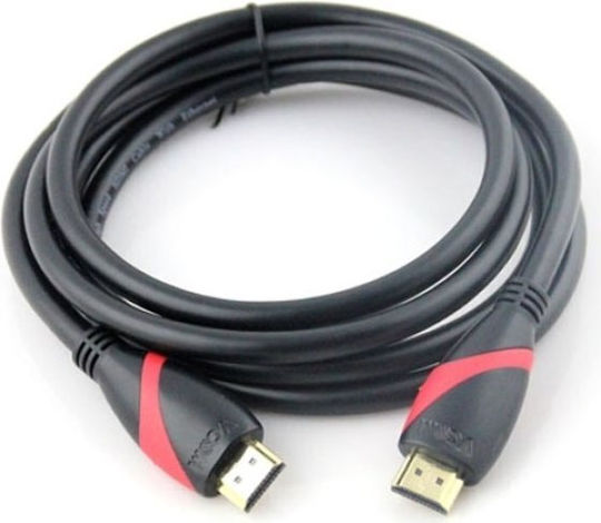 Cablu Vcom Cg525 HDMI M la HDMI M 5m Negru V1.4 Conectori placati cu aur