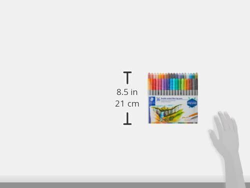 Staedtler Double-Ended Fibre-Tip Pens Markere de Desen 3mm Set 36buc