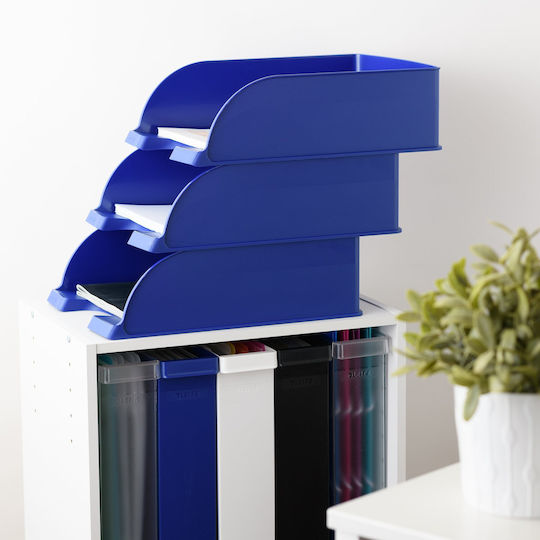 Esselte Filing Tray Blue 25.5x10.3x35.7cm