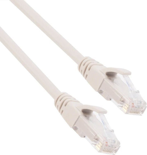 Vcom Np612b Patch Cable Utp Cat-6 0.5m Gray