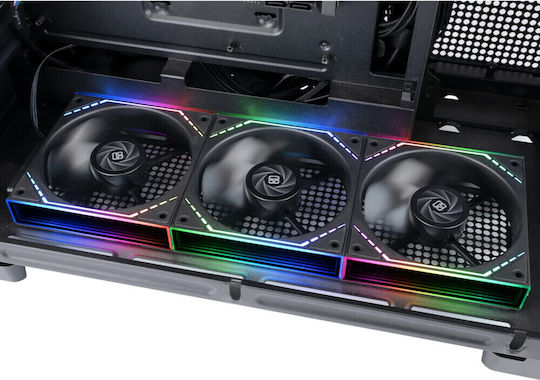 Thermalright TL-M12QR Корпусен вентилатор 120мм с ARGB осветление 3бр Черен