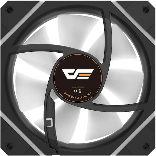 Darkflash DM12 Pro Case Fan 120mm with ARGB Lighting and 4-Pin PWM Connection