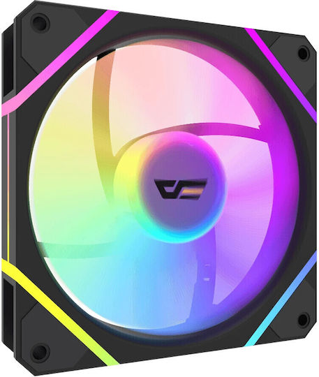 Darkflash DM12 Pro Case Fan 120mm with ARGB Lighting and 4-Pin PWM Connection