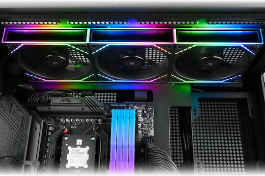 Thermalright M12Q Вентилатор За Кутия 120мм (2000 Оборота / 68.9 CFM) С ARGB Осветление 3 Бр