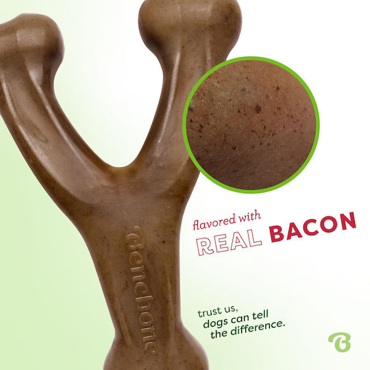 Benebone Benebone Wishbone Bacon Κόκκαλο για Σκύλους Small 24εκ.