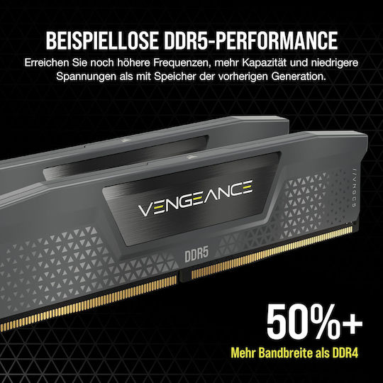 Corsair Vengeance 32GB DDR5 RAM cu Viteză 5200 pentru Desktop