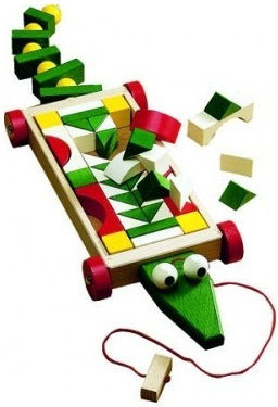 Ebert Pull-Along Toy made of Wood
