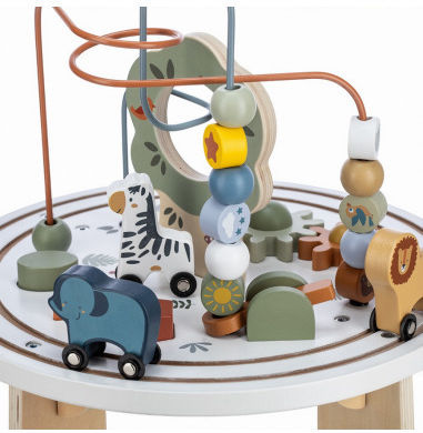 FreeOn Activity Table made of Wood with Music and Sounds for 18++ Months