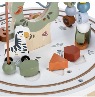 FreeOn Activity Table made of Wood with Music and Sounds for 18++ Months