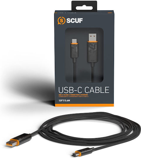 Corsair USB 2.0 Cable USB-C male - USB-C Black 3.6m