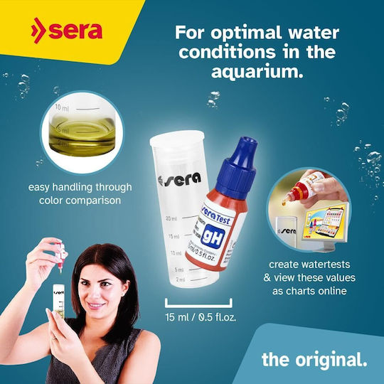 Sera Aquarium Water Test Gh General Hardness Test 15ml