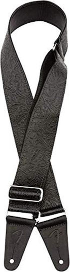 Fender Tooled Leather Gurt für Gitarre Schwarz