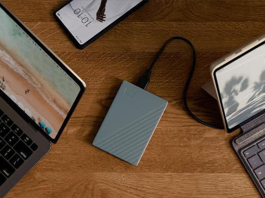 Western Digital My Passport USB 3.0 / USB-C Εξωτερικός HDD 6TB 2.5" Μαύρο