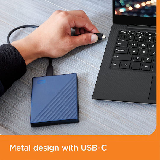 Western Digital My Passport Ultra USB 3.0 / USB-C Εξωτερικός HDD 6TB 2.5" Μπλε