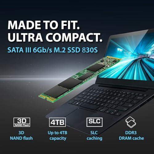 Transcend 830S SSD 256GB M.2 with SATA III Connection