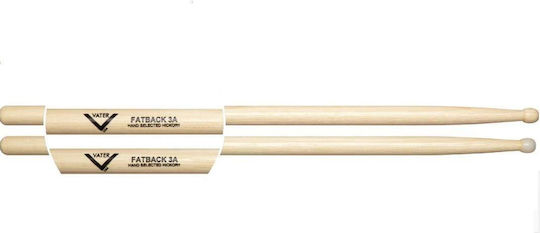 Vater Hickory Drumsticks Schlagzeug 3A mit Spitzenform Kugel
