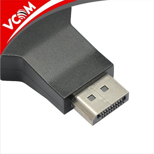 Vcom Adapter From Displayport M To Dvi F Black