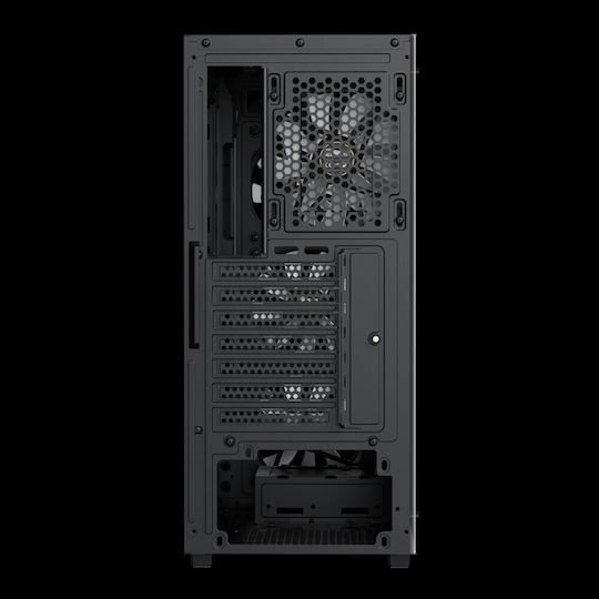 Gamdias AURA GC1 Gaming Midi Tower Computer Case with Side Window and RGB Lighting Black