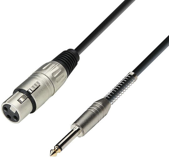 Adam Hall Cable XLR male - 6.3mm male Πολύχρωμο 10m K3MFP1000