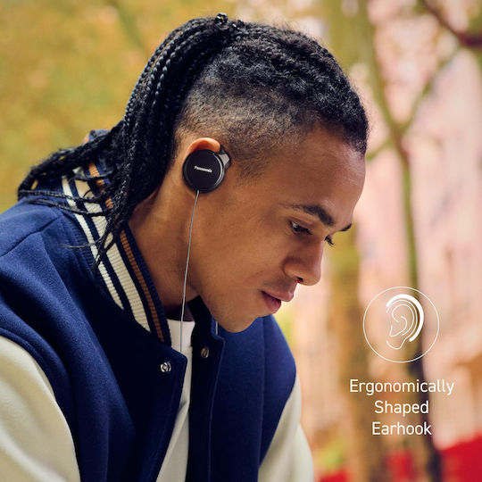 Panasonic RP-HS46 Wired On Ear Headphones Black